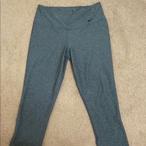 Nike Dri-Fit Grey Capri Leggings